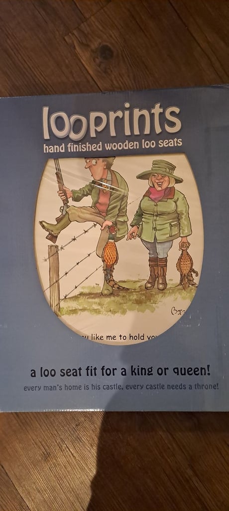 Looprints 'Sex in the Country' WoodenToilet Seat