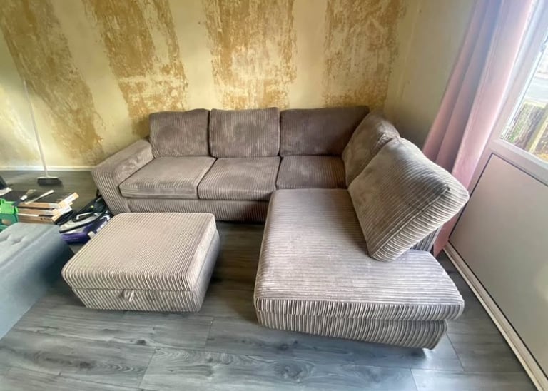 image for Brown Corner sofa for sale 