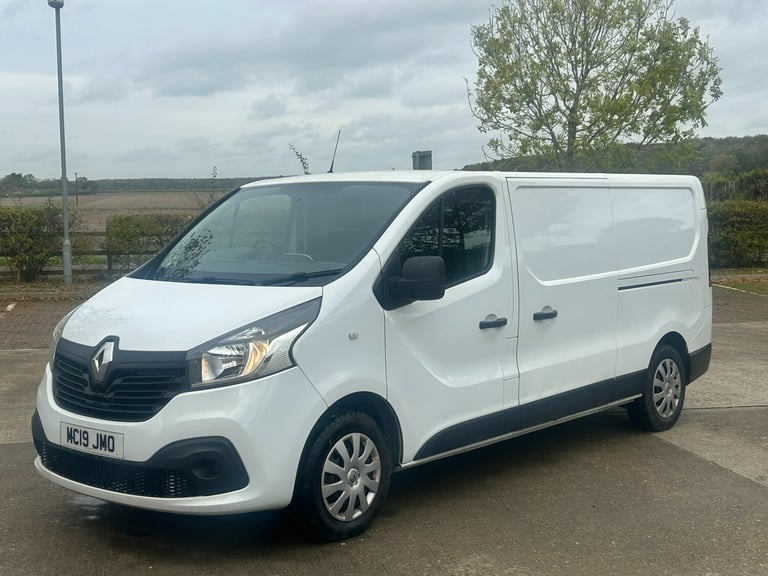 2019 19 Renault Trafic 1.6 DCI Business + LWB , NO VAT , 12 mth MOT , Sat nav 