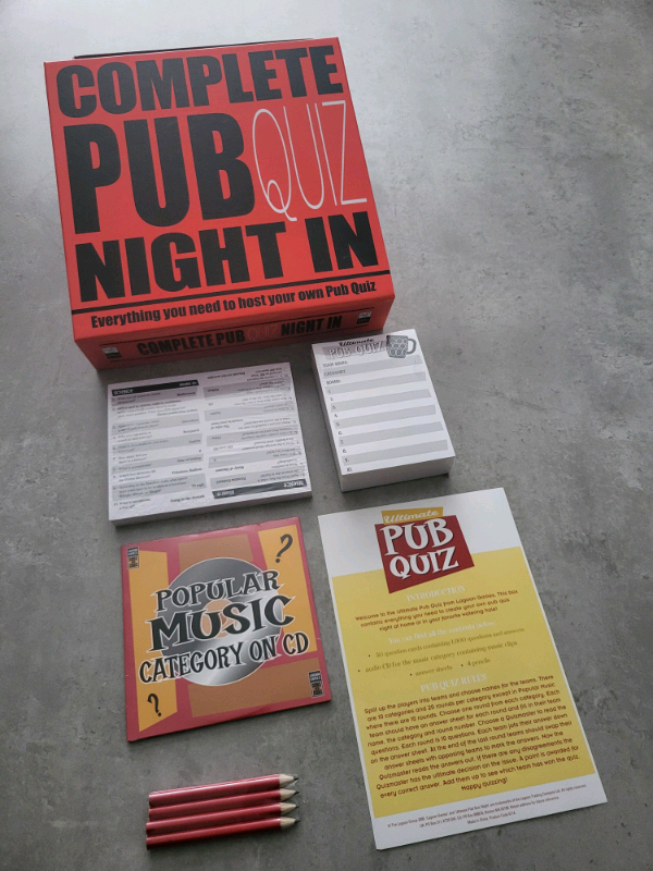 Complete Pub Quiz Game