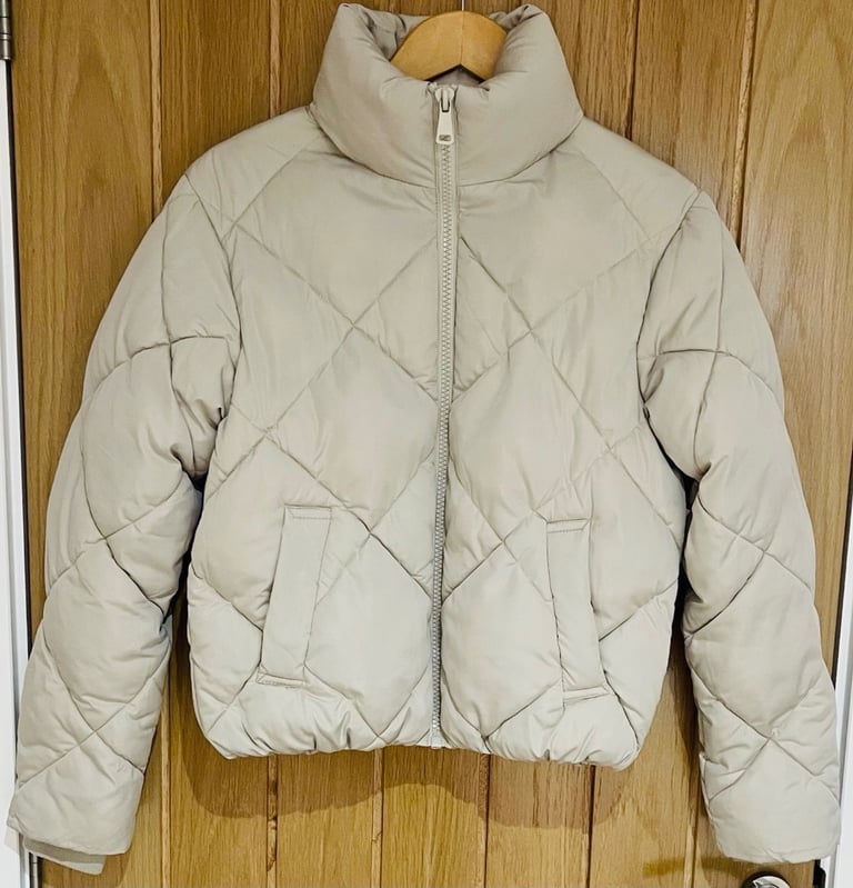 image for Cream Short Coat Jacket From Primark Size  XS  Quilted
