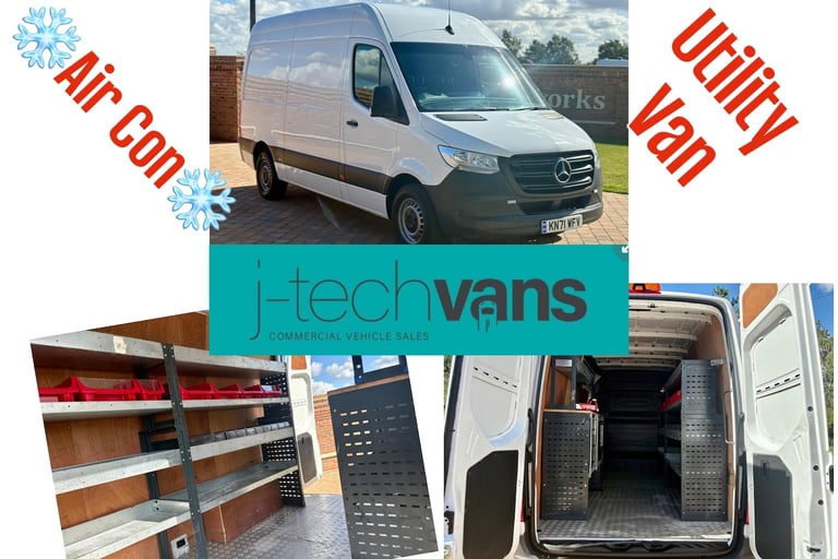 image for 2021 Mercedes-Benz Sprinter 3.5t L2 H2 Progressive Van ***Workshop / Utility Van*** PANEL VAN Die...