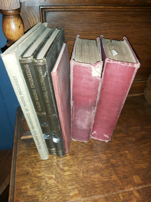 image for Antique Marine Engineering books 