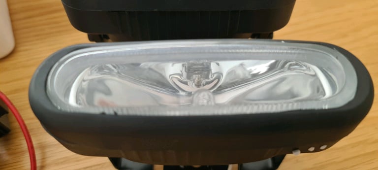 High power halogen lamps with wiring harmess