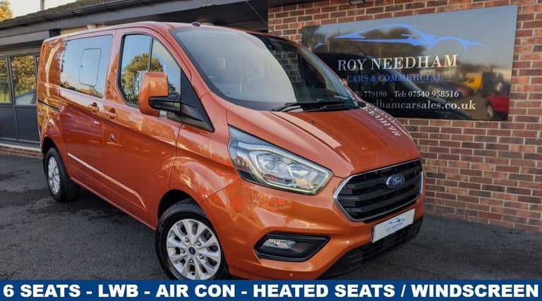 2019 19 FORD TRANSIT CUSTOM 2.0 320 ECOBLUE LIMITED CREW VAN DOUBLE CAB 5DR DIES