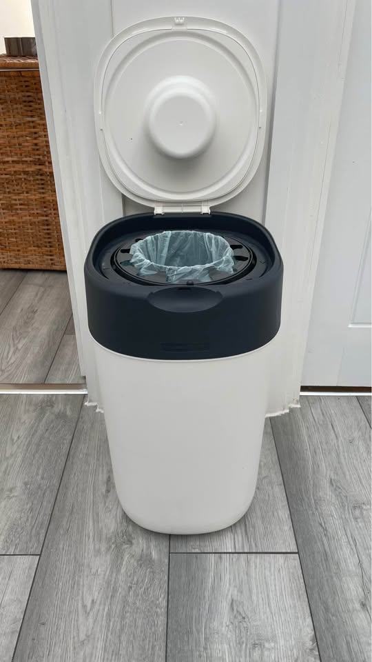 KEA MYLLRA, changing table, shnuggle matt & Tommee Tippee Nappy Bin