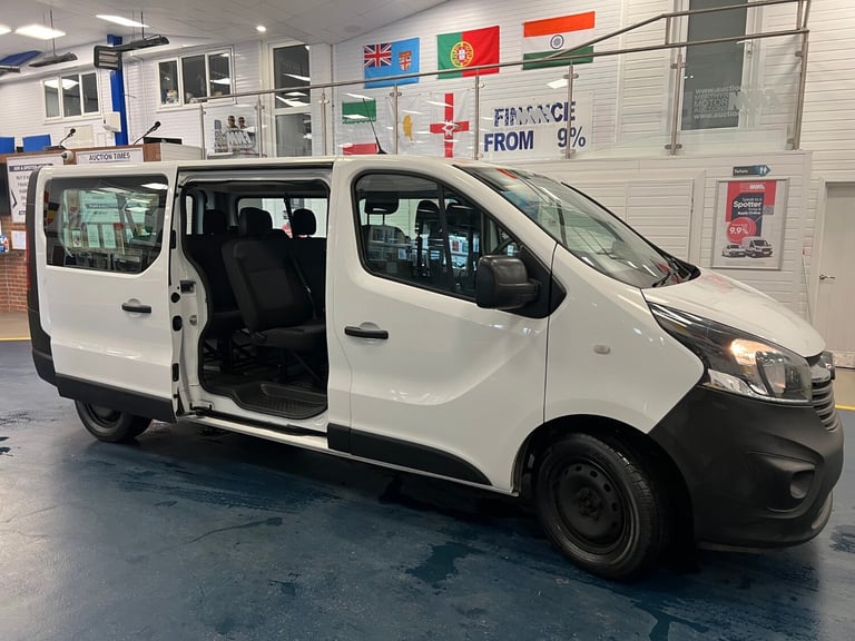 2018 Vauxhall Vivaro L2 1.6CDTI 120PS 9 SEAT LWB MINIBUS (EURO 6) MPV Diesel Manual