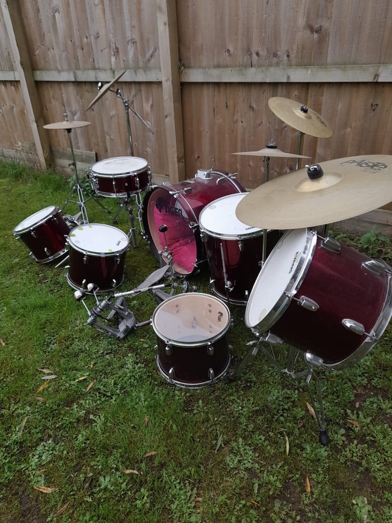 image for Drum kit stool and sticks