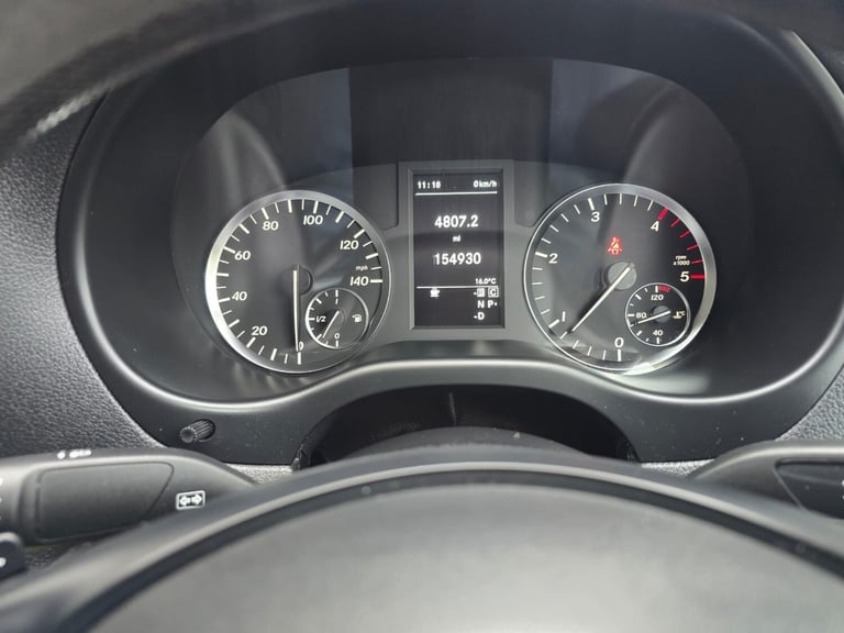 2016 Mercedes-Benz Vito 2.1 116 CDI BlueTEC G-Tronic+ AUTOMATIC RWD PANEL VAN Diesel Automatic