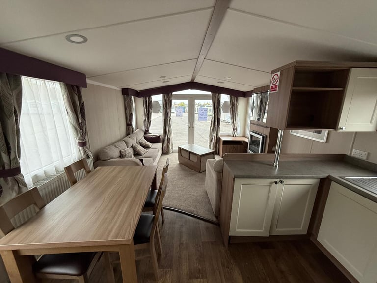 3 Bed Swift Static Caravan - DG, CH, Patio Doors - Offsite Sale for Private Land