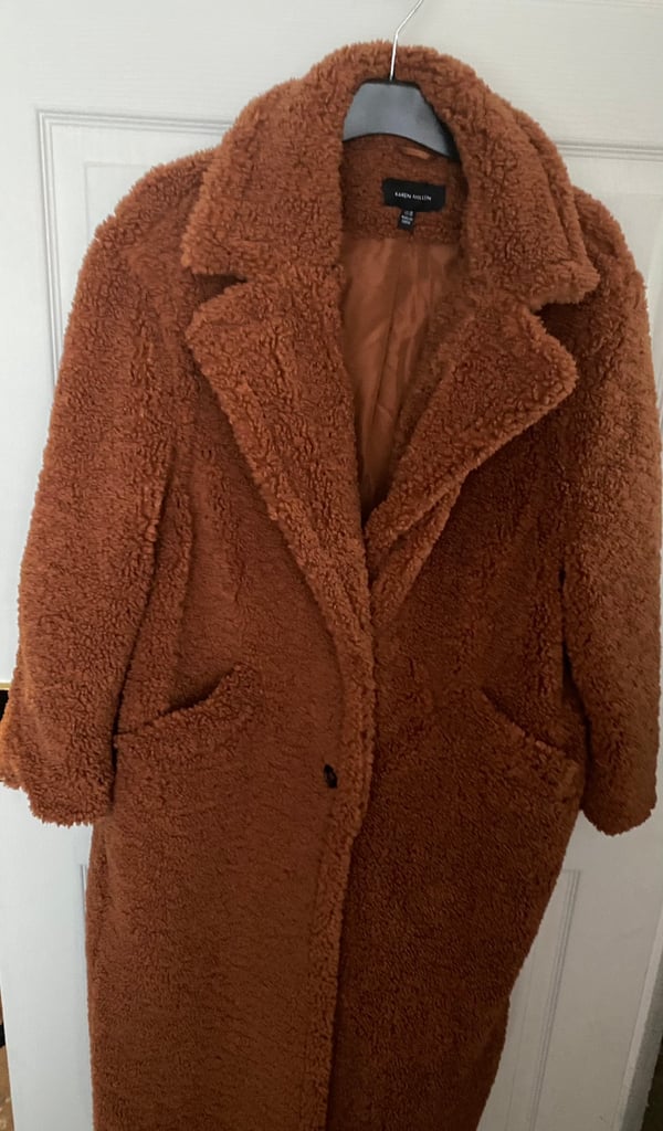Karen Millen Faux Fur coat size 10 | in Sunderland, Tyne and Wear | Gumtree