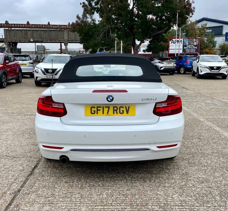 2017 BMW 2 Series 218D SPORT Convertible Diesel Manual