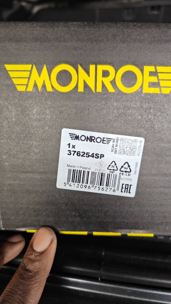 Audi A4 B9 2.0Tdi S line Front Shock Absorbers Monroe