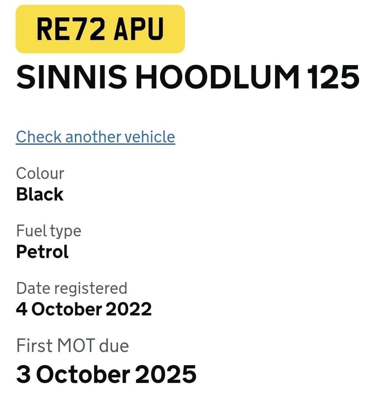 Sinnis Hoodlum 125 2022 