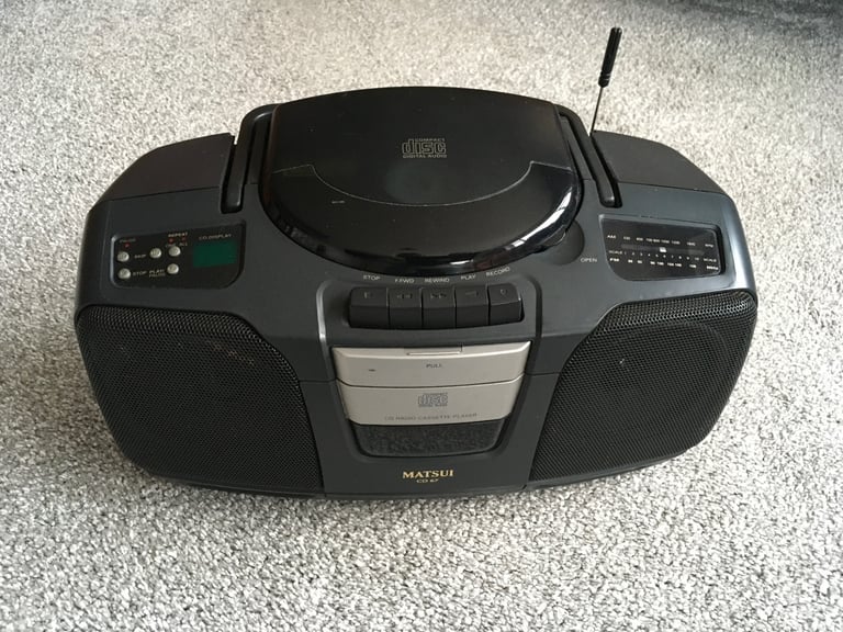 image for Cd/ radio cassette player. ( missing plug and lead) 
