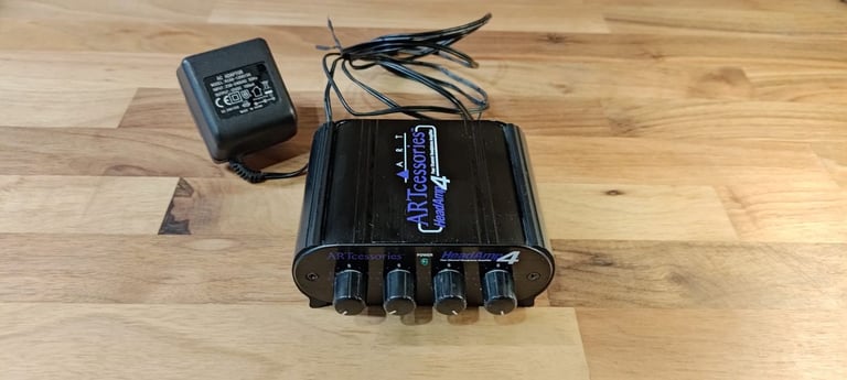 image for ART HeadAMP 4 Headphone Amp. Four channels. 