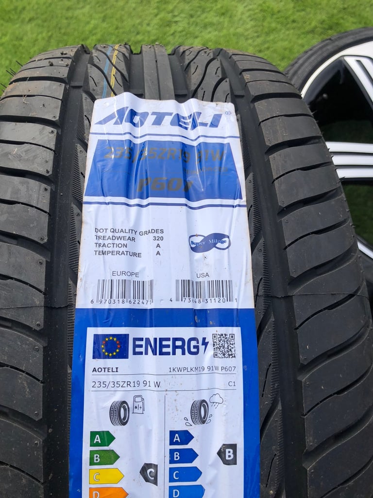 GENUINE 19” VOLKSWAGEN SCIROCCO 19” CADIZ ALLOYS & NEW TYRES VW WHEEL