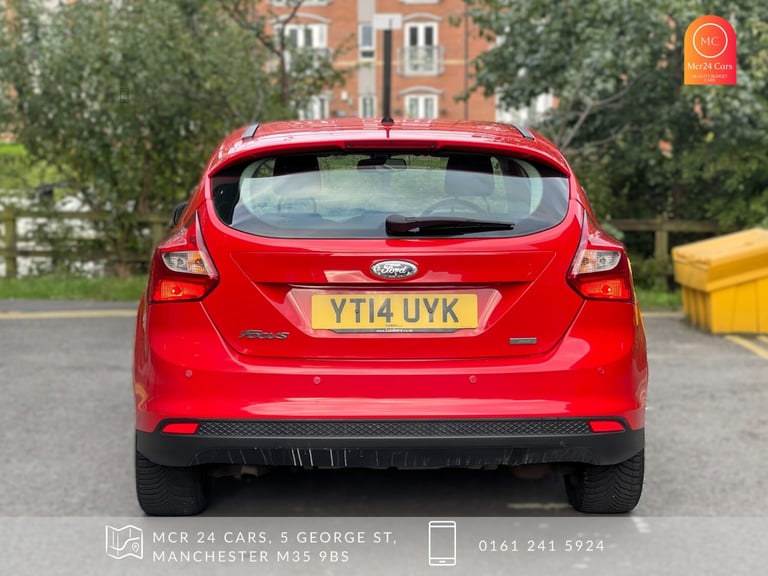 2014 Ford Focus 1.0 125 EcoBoost Zetec 5dr HATCHBACK Petrol Manual