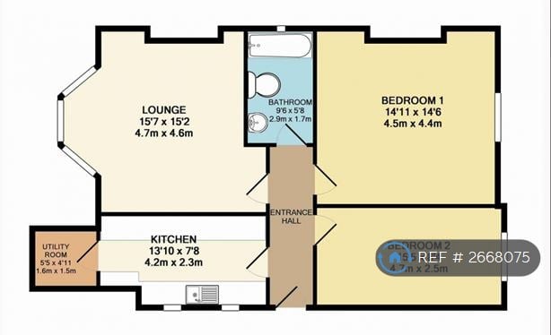 2 bedroom flat in Manor Park, London, SE13 (2 bed) (#2668075)