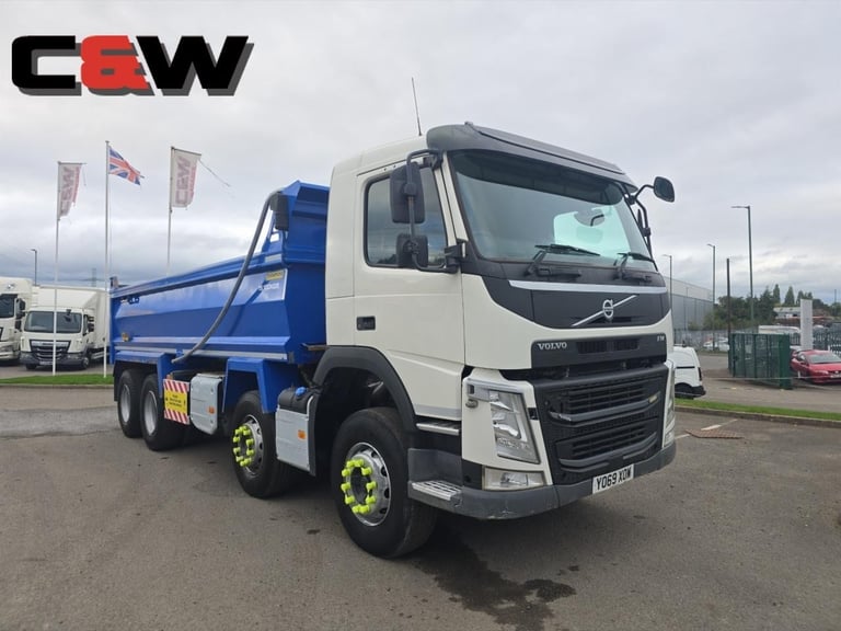 2019 (69) Volvo FM410 8x4 Steel Tipper - 315,000Kms
