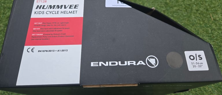 ENDURA Kid's Hummvee Youth Helmet - Black BRAND NEW RRP £45