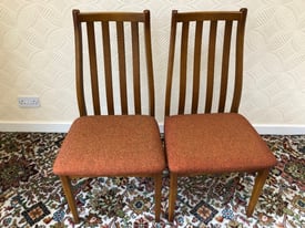 2 Matching Upholstered Dining Chairs
