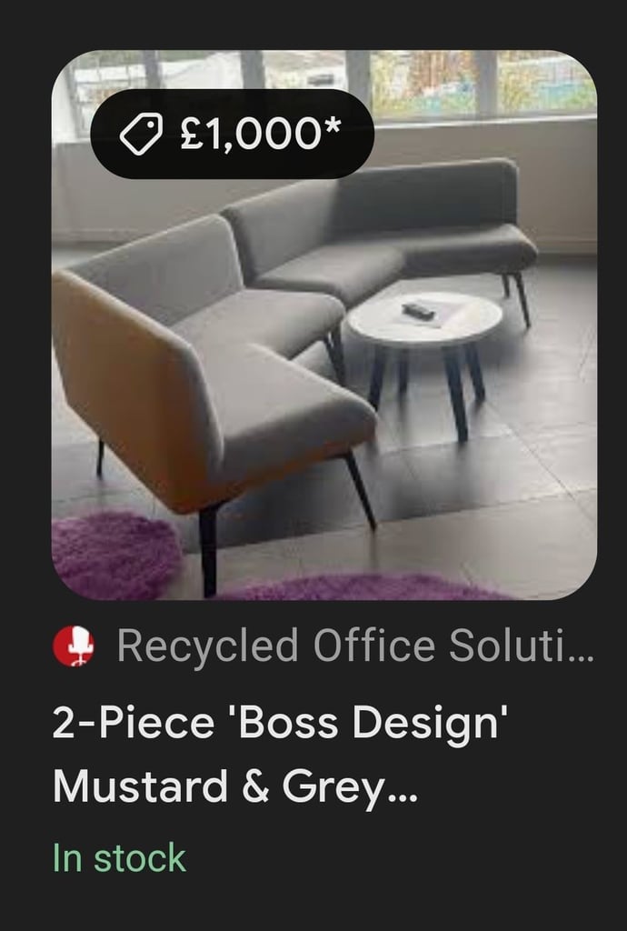 Availabile office chairs,desk,tables,sofas for sale  (Price's varies according to the product )