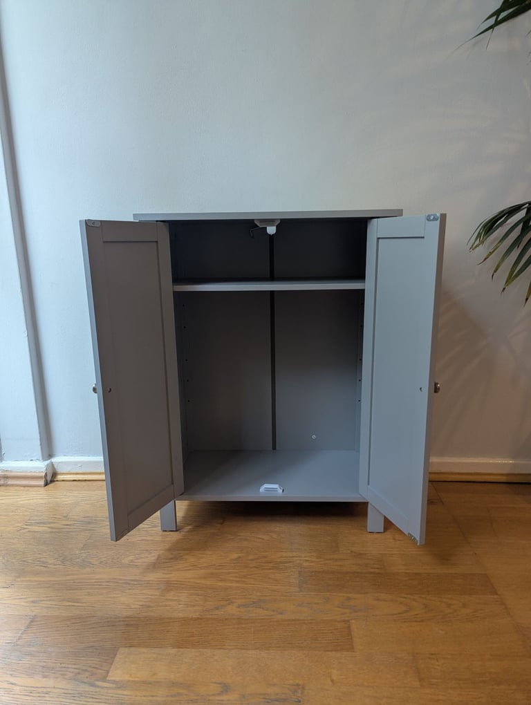 COSTWAY Freestanding Storage Cabinet with Adjustable Shelves