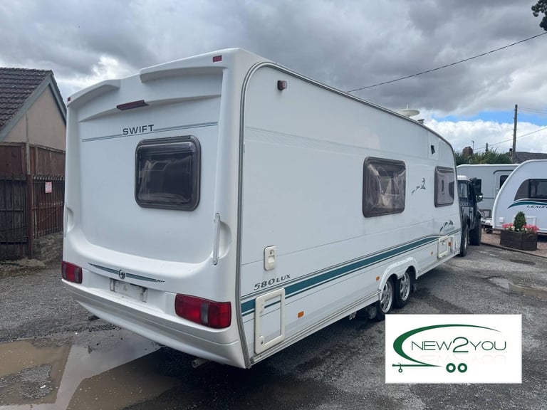 2002 Swift Conqueror 580 LUX 4 Berth Caravan - STOCK E187