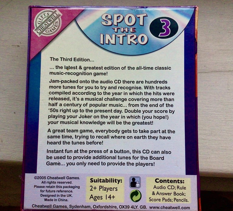 New Spot The Intro Music Quiz Games Bundle 