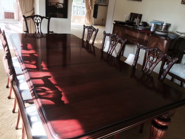 Mahogany dining discount chairs for sale