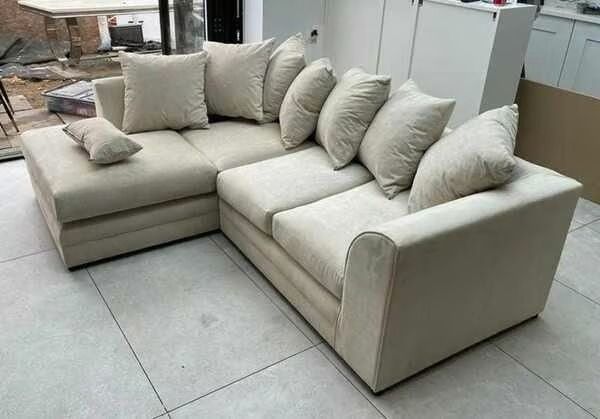 🛋️ Premium Dylan Corner Sofa – Comfortable Build, Luxury Style 💫 Today Delivery 😍 **