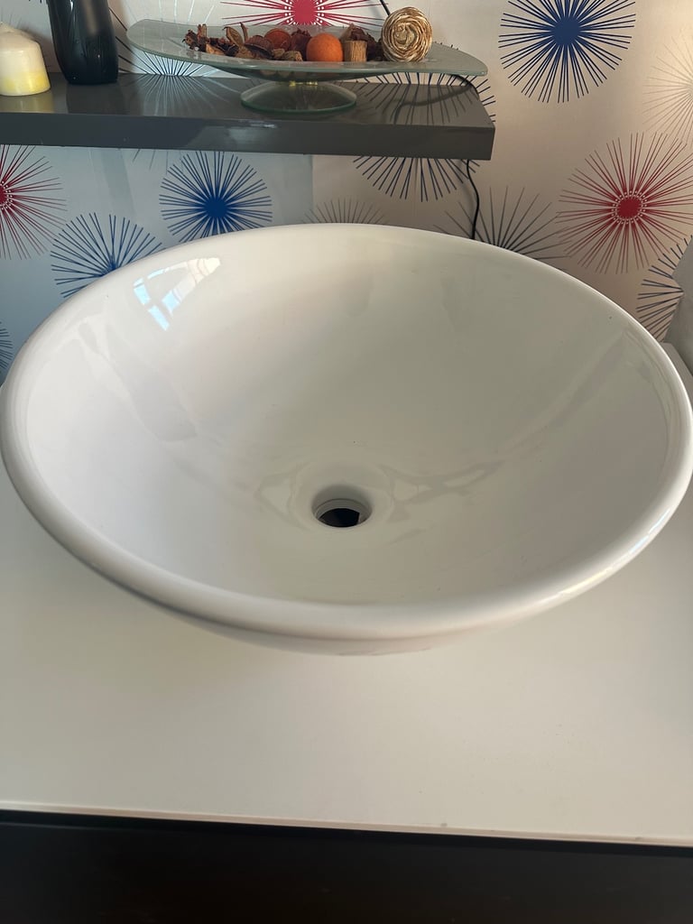 Sink and cabinet plus mixer