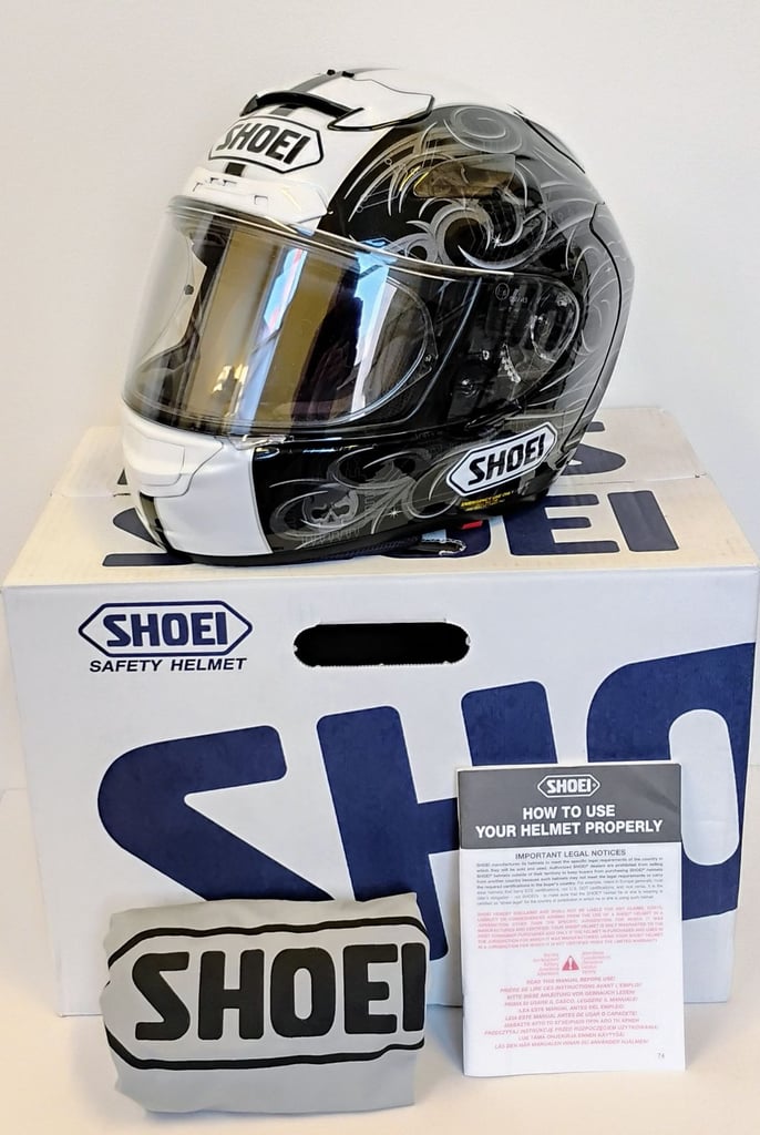 #RARE COLLECTORS ITEM - #SHOEI X-SPIRIT 2 HELMET - YUKIO KAGAYAMA TC-5 - SMALL