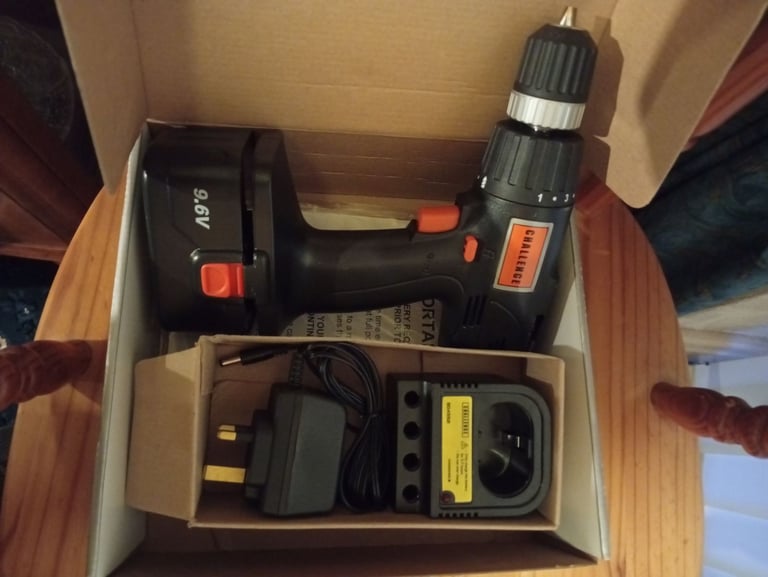 New boxed Challenge 9.6v cordless drill/driver