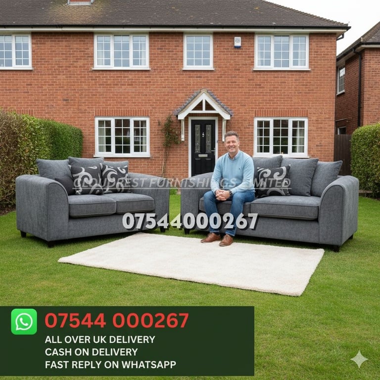 image for Corner & 3+2 Seater Sofa – Home Comfort Sale  UK Delivery