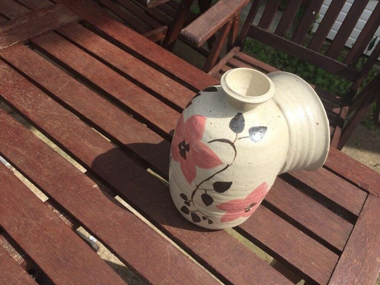 TWO SALT PIGS ONE LARGE AND ONE WITH A WOODEN SPOON £3 EACH