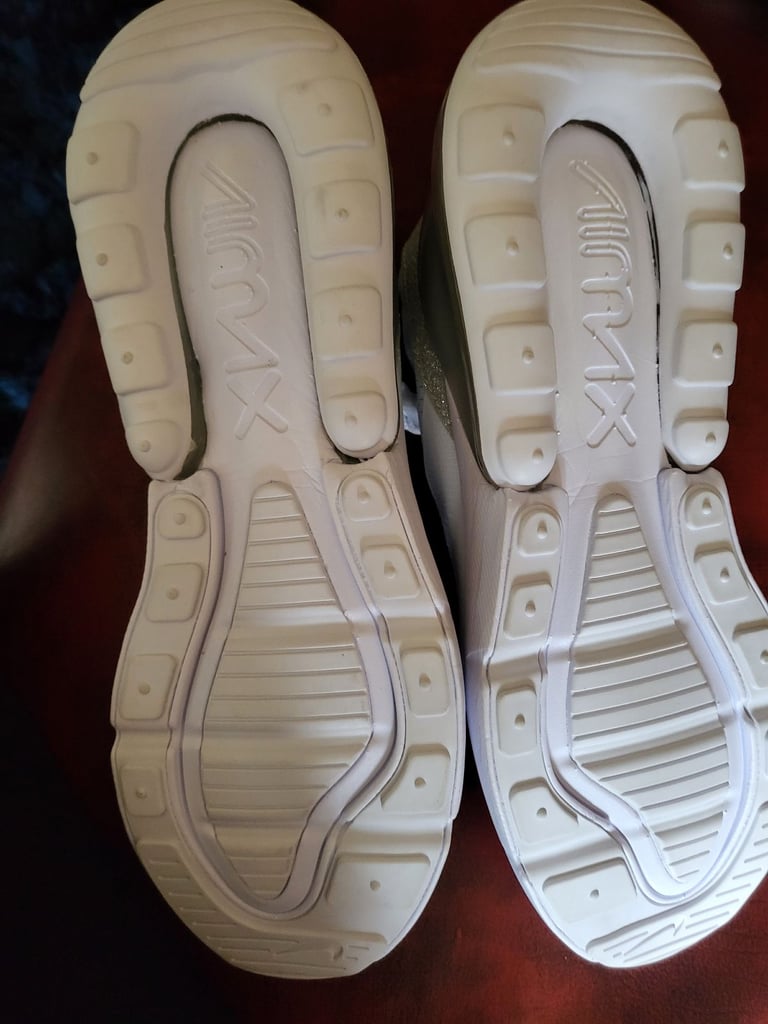 Mens White Trainers With Glitter Heels