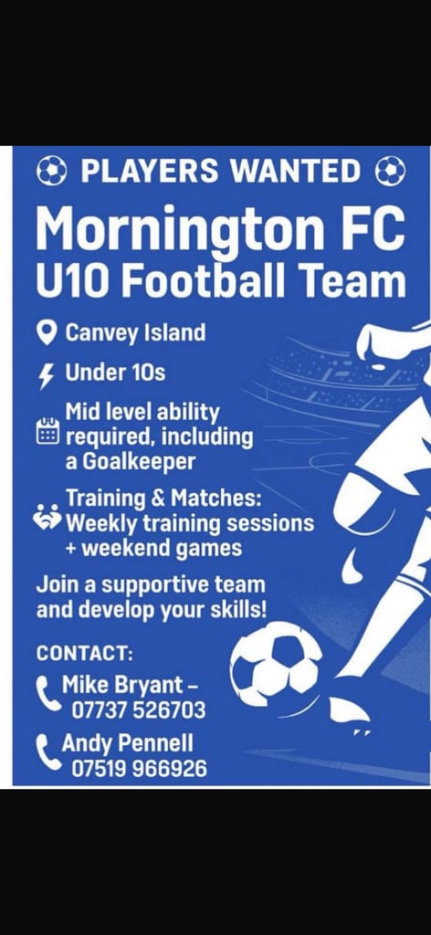 Goalkeeper wanted 