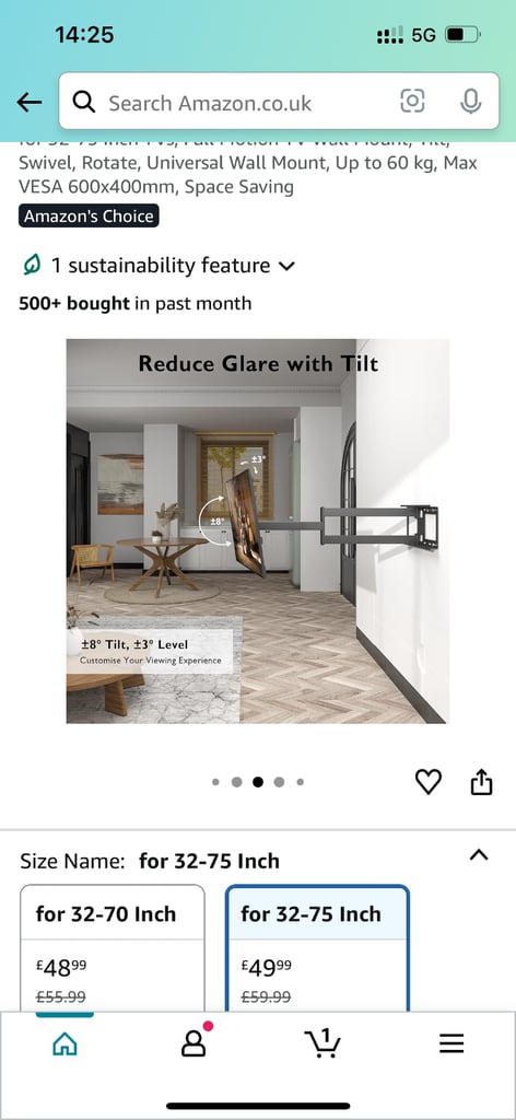 BONTEC TV Wall bracket