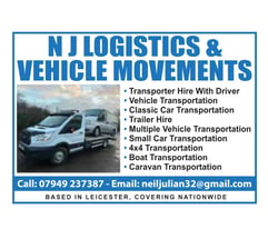 N J logistics & vehicle movements