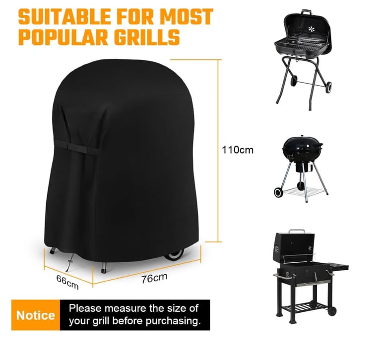 BBQ Covers, Waterproof Barbecue Covers, Gas Grill BBQ Protection Rip-Proof & * 66 * 110cm