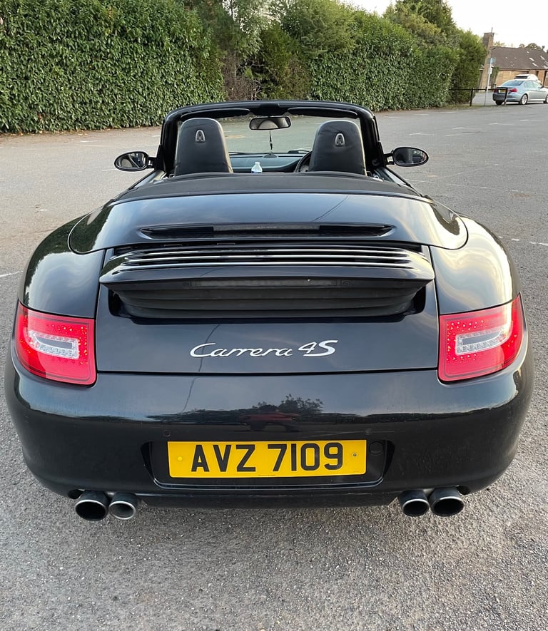 2007 PORSCHE 911 3.8 997 Carrera 4S Cabriolet! Turbo Alloys! Manual! Black! £22,500!
