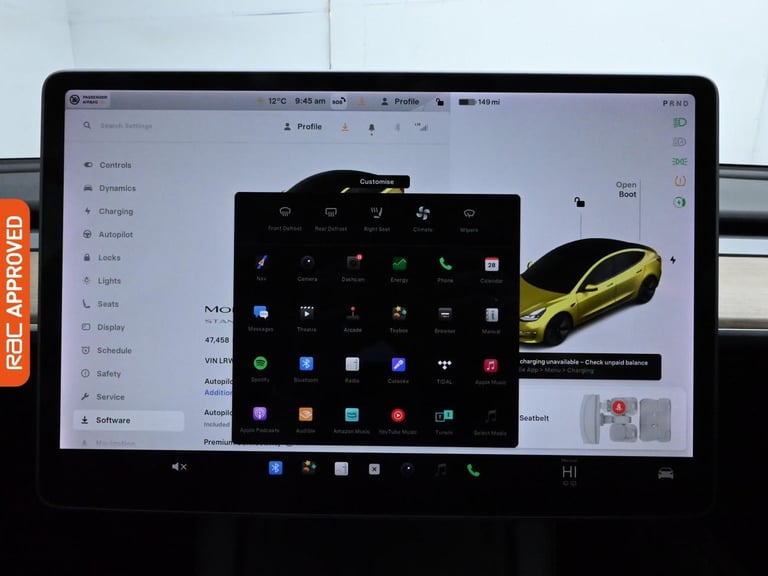 2021 Tesla Model 3 Standard Range Plus Saloon 4dr Electric Auto RWD (241 bhp) Saloon ELECTRIC Aut...