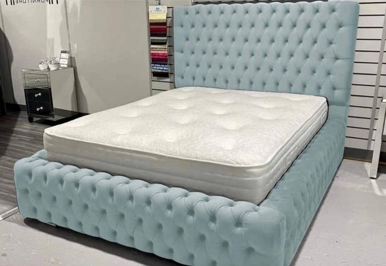 ❤Collection Of Ambassador Double Beds Frame With Headboard For Sale