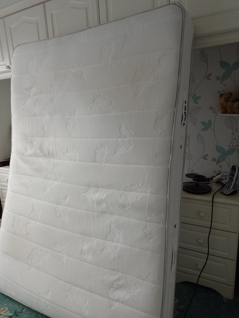 Double mattress.