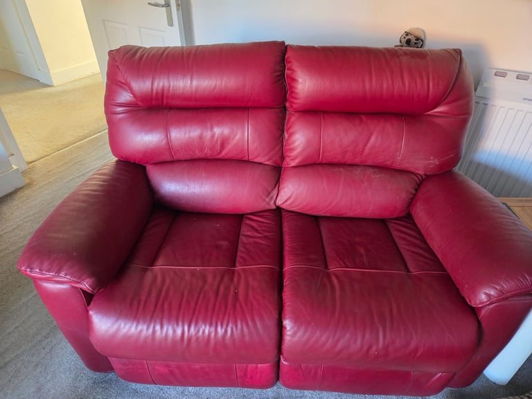 Lay-Boy 2 seater leather sofa
