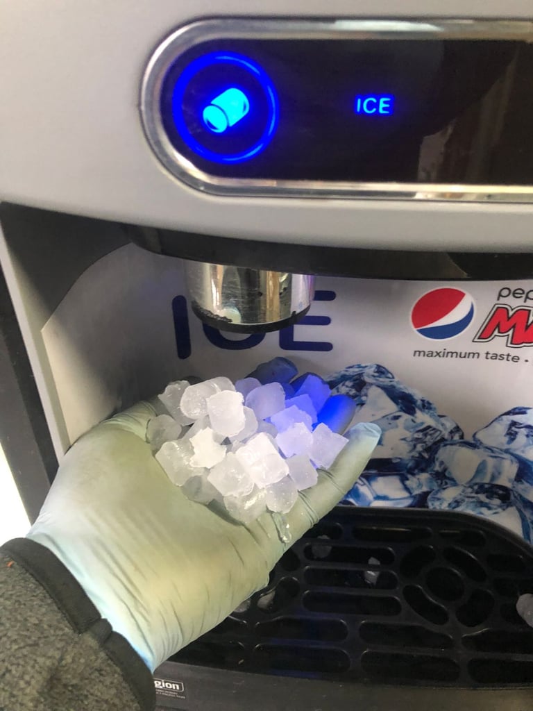 Follet E SERIES ICE DISPENSER / ICE MACHINE- 54kg/24hr Restaurant Bar Ice Maker- Nugget Ice