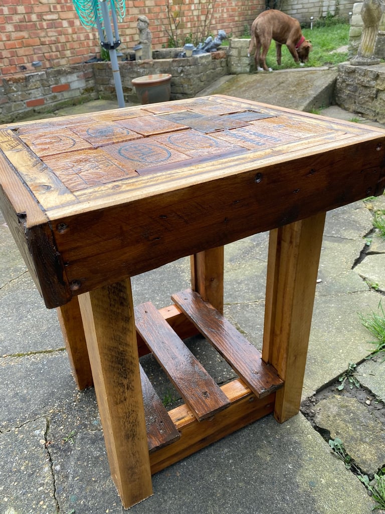 Unique one off garden table 