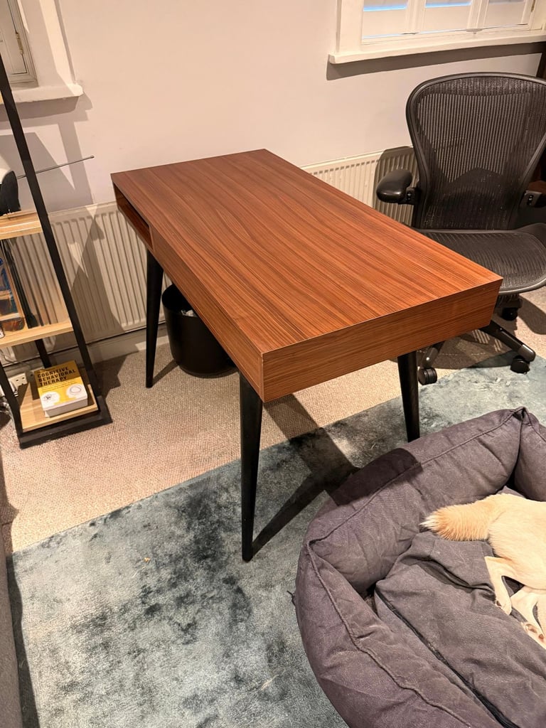 image for Case Furniture Celine Desk – Walnut, 110 × 55 cm